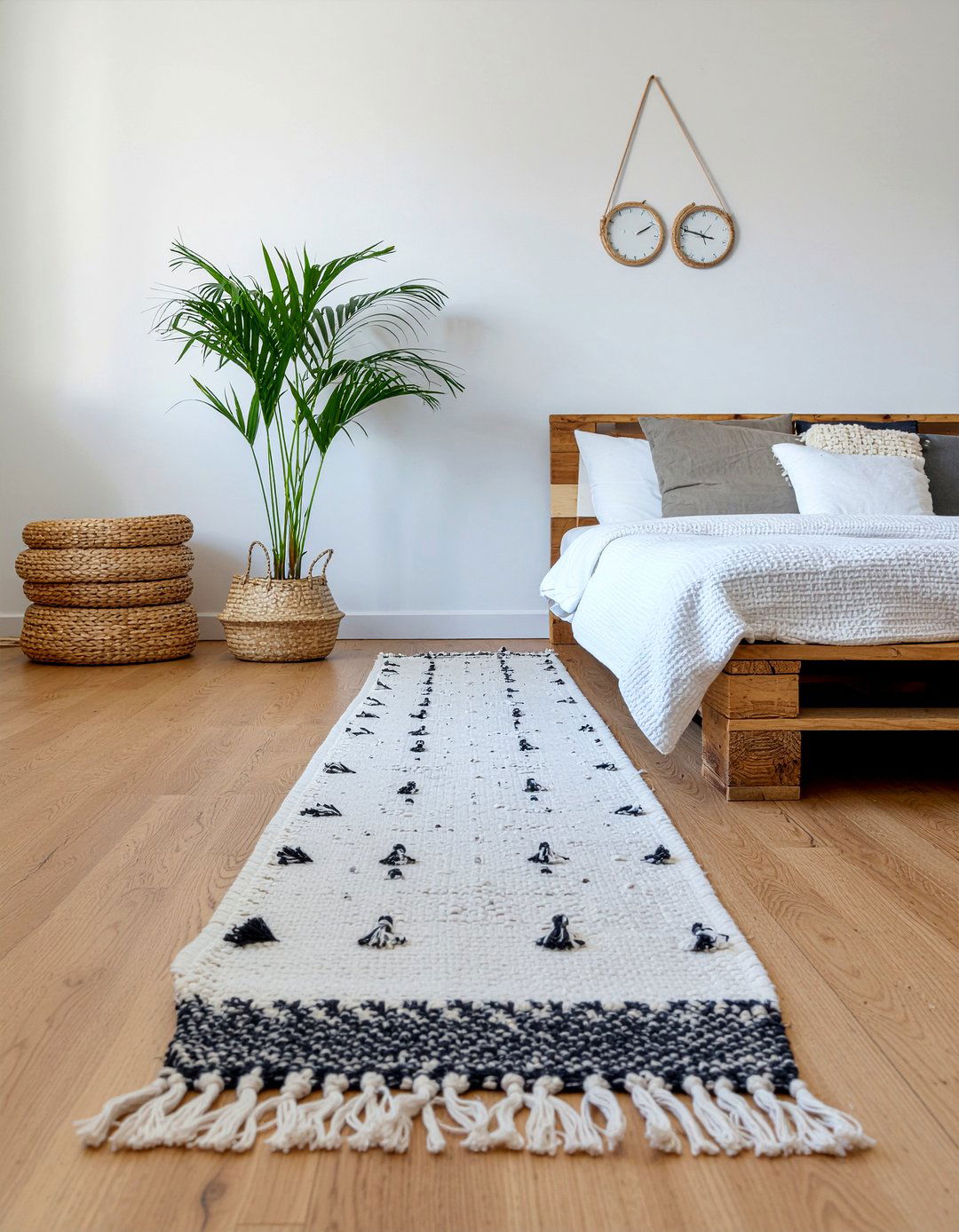 Tasseled runner rug - 30 bedroom runner rugs