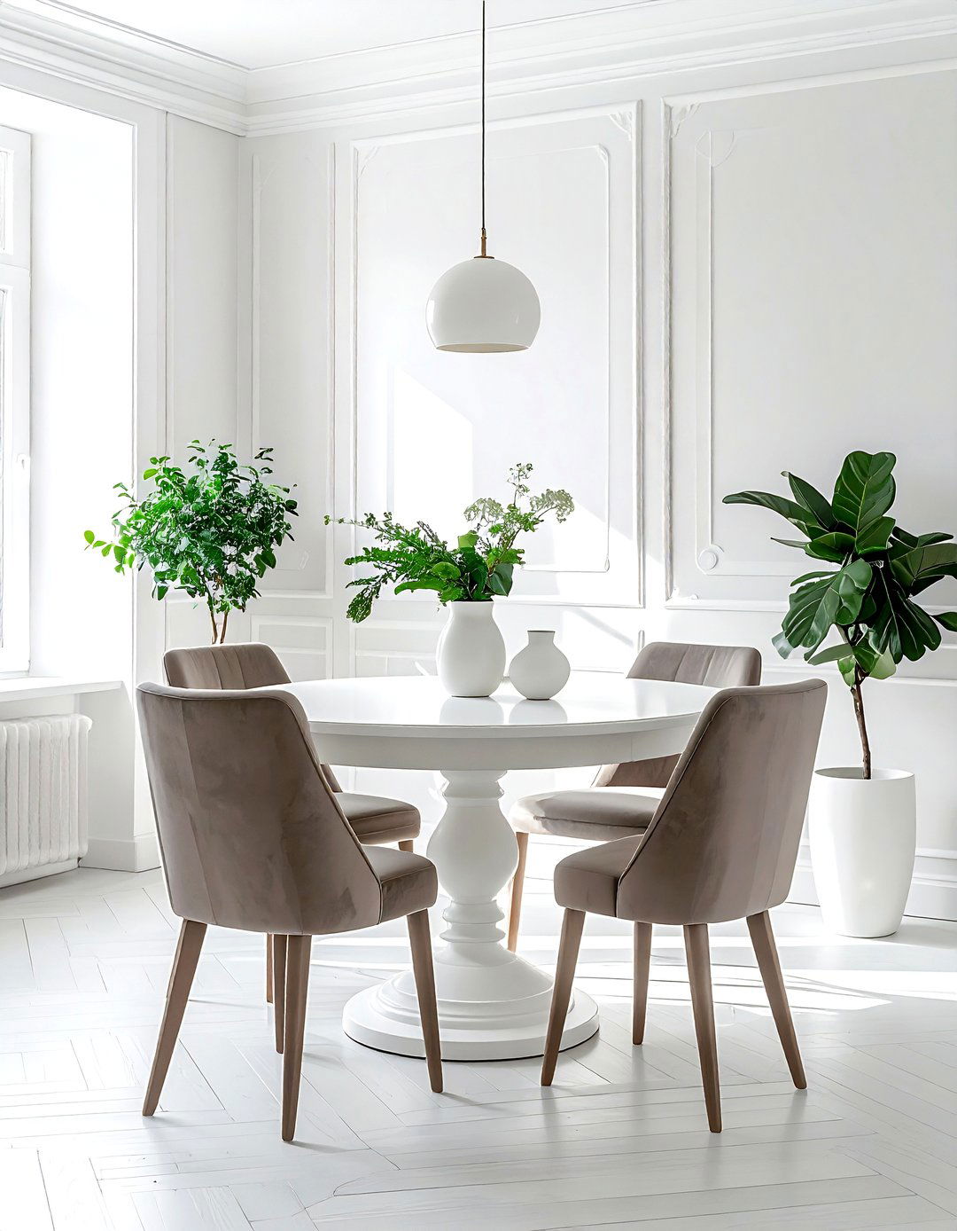 Taupe And White Dining Room - 30 taupe dining room ideas