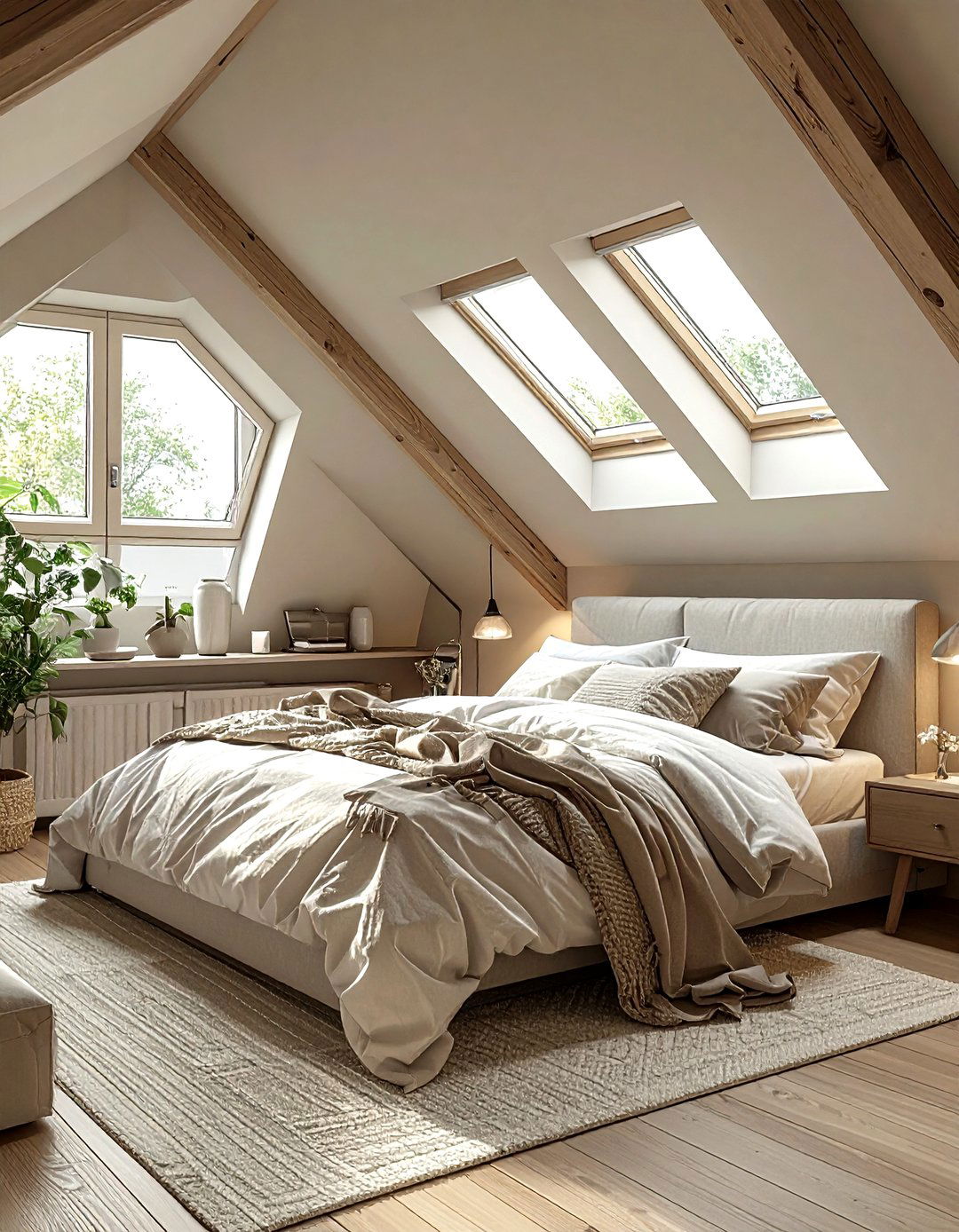 Taupe Attic Bedroom - 30 taupe decor ideas