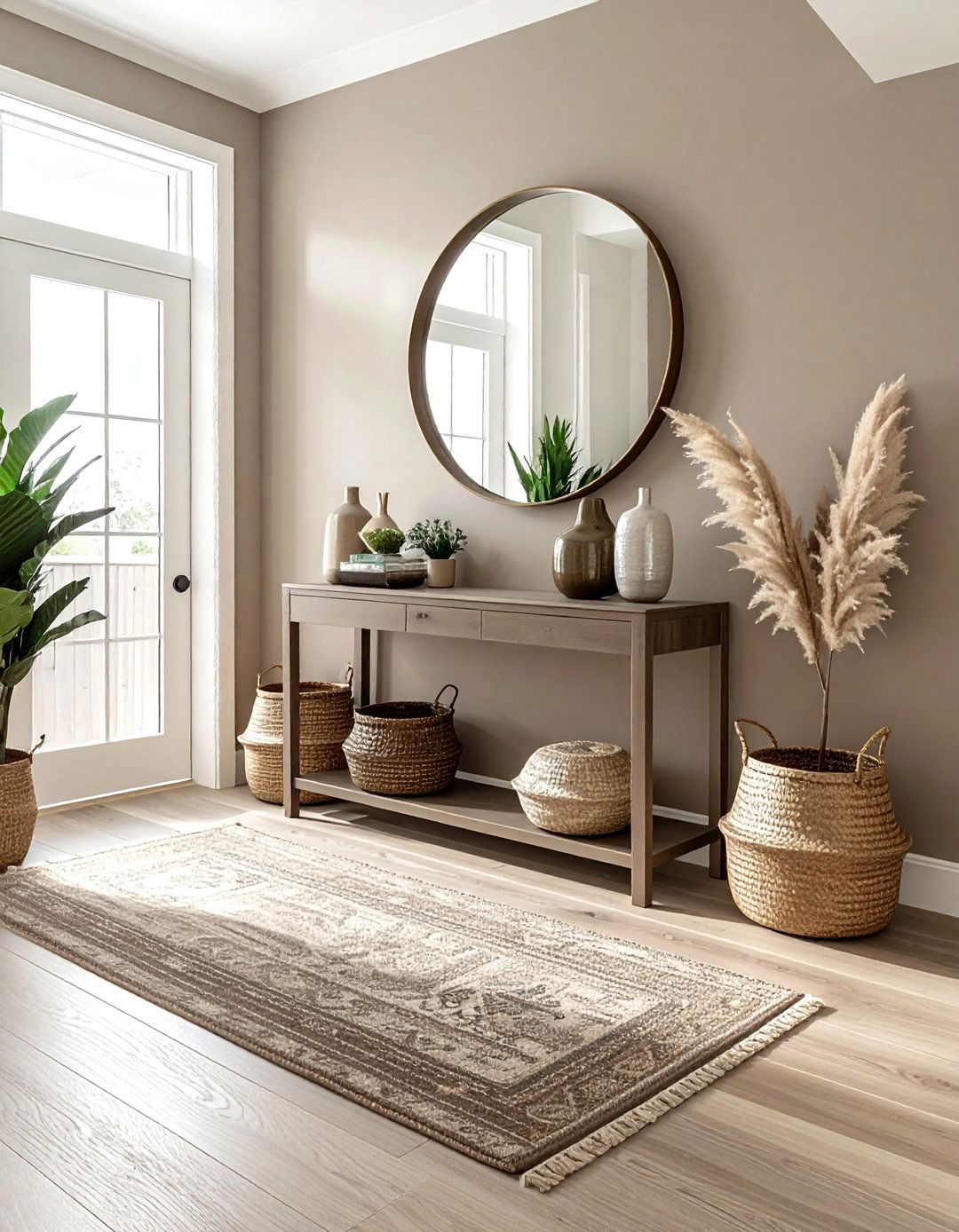 Taupe Entryway - 30 taupe decor ideas