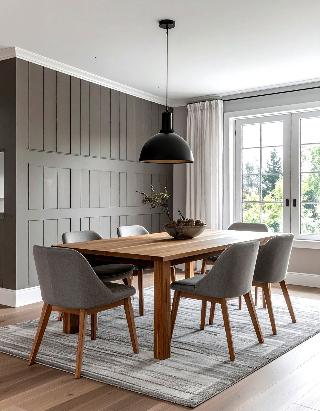 Taupe Shiplap Dining Room - 30 taupe dining room ideas