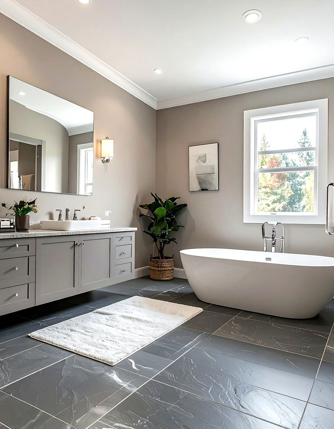 Taupe and gray bathroom - 30 taupe bathroom ideas