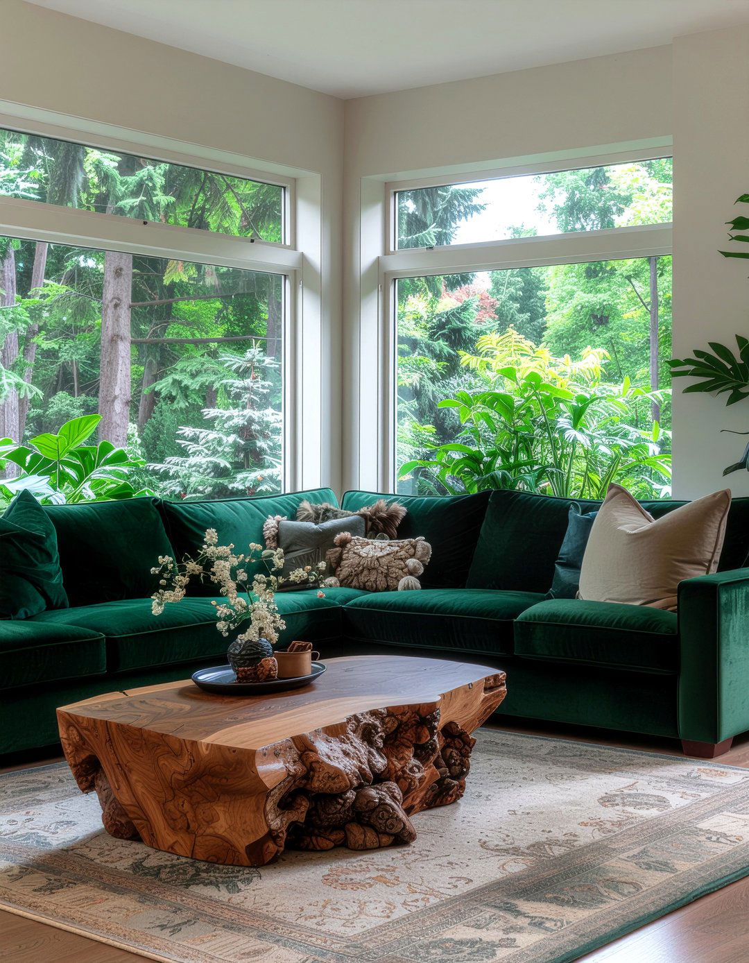 Taupe and green living room - 30 taupe living room ideas