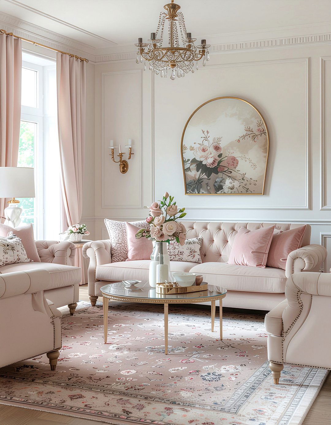 Taupe and pink living room - 30 taupe living room ideas