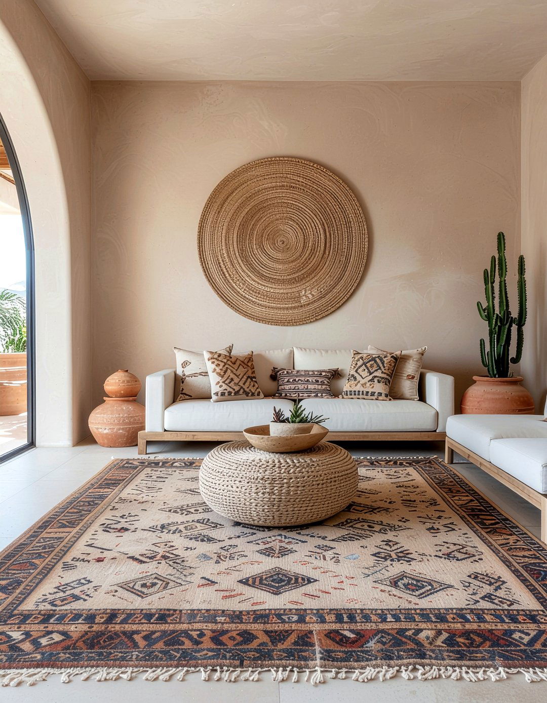 Taupe and terracotta living room - 30 taupe living room ideas