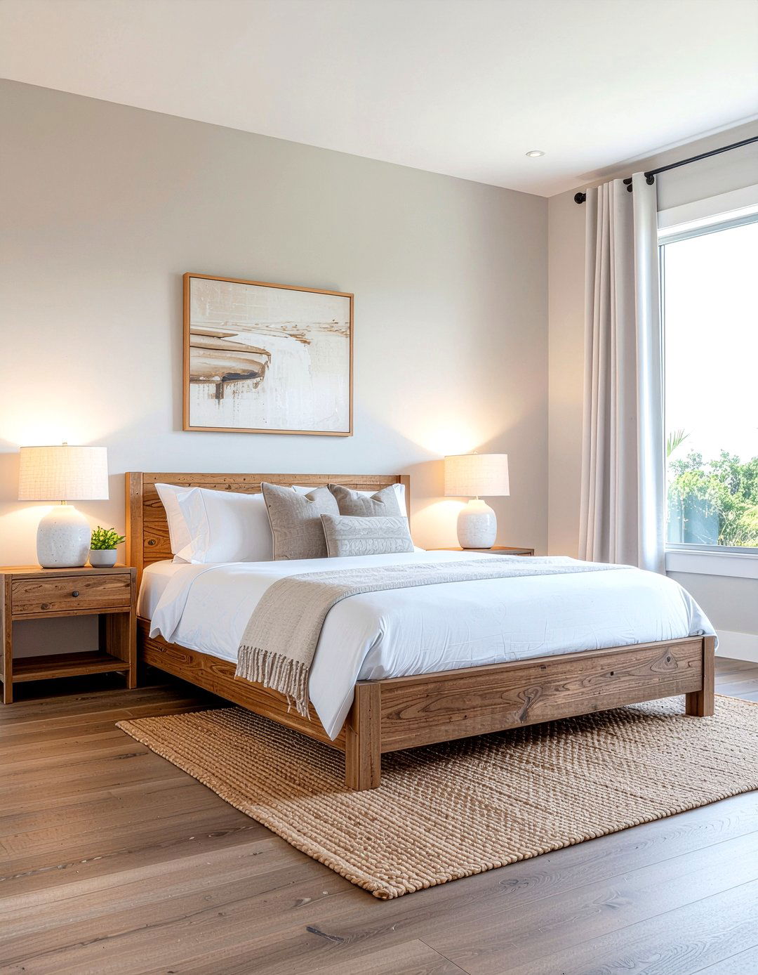 Taupe bedroom with wood furniture - 30 taupe bedroom ideas