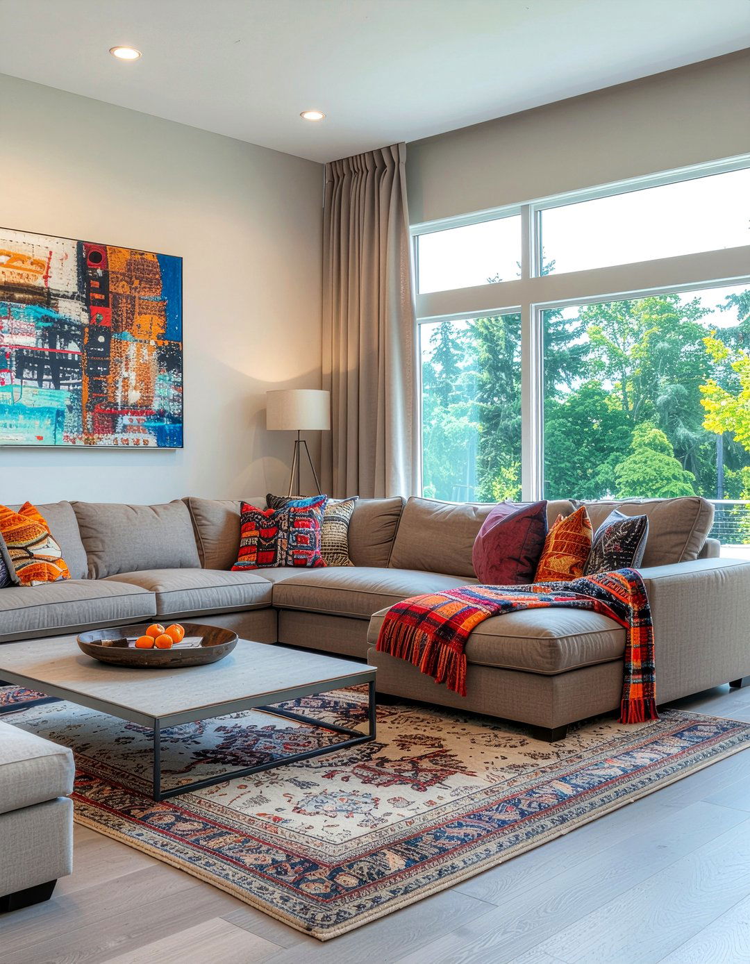 Taupe sectional living room - 30 taupe living room ideas