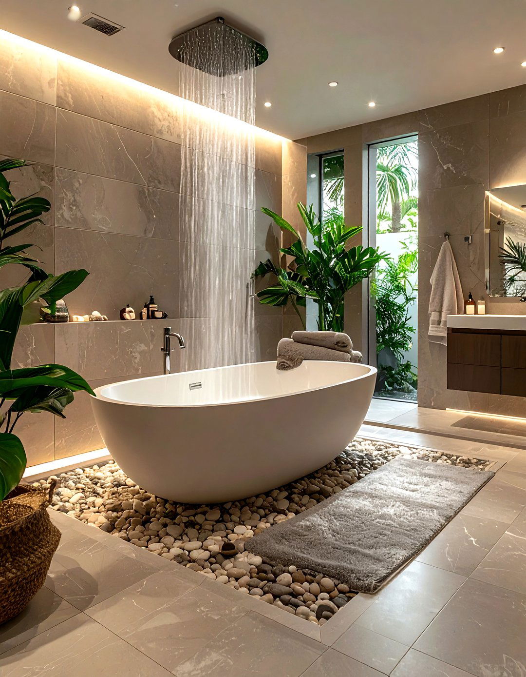 30 Modern Taupe Bathroom Ideas for a Spa-Like Atmosphere