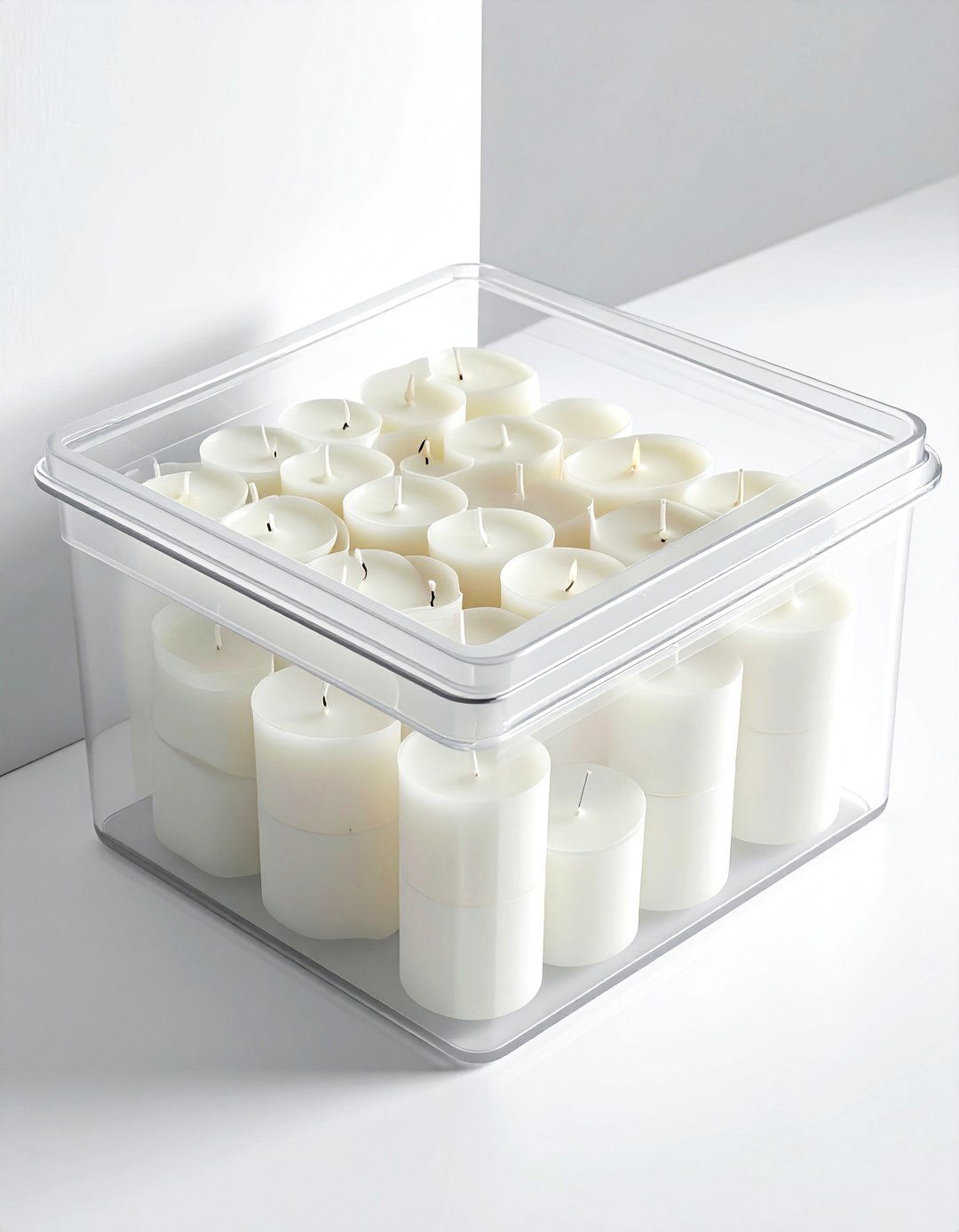 Tea Light Storage Bin - 30 dining room drawer organization ideas