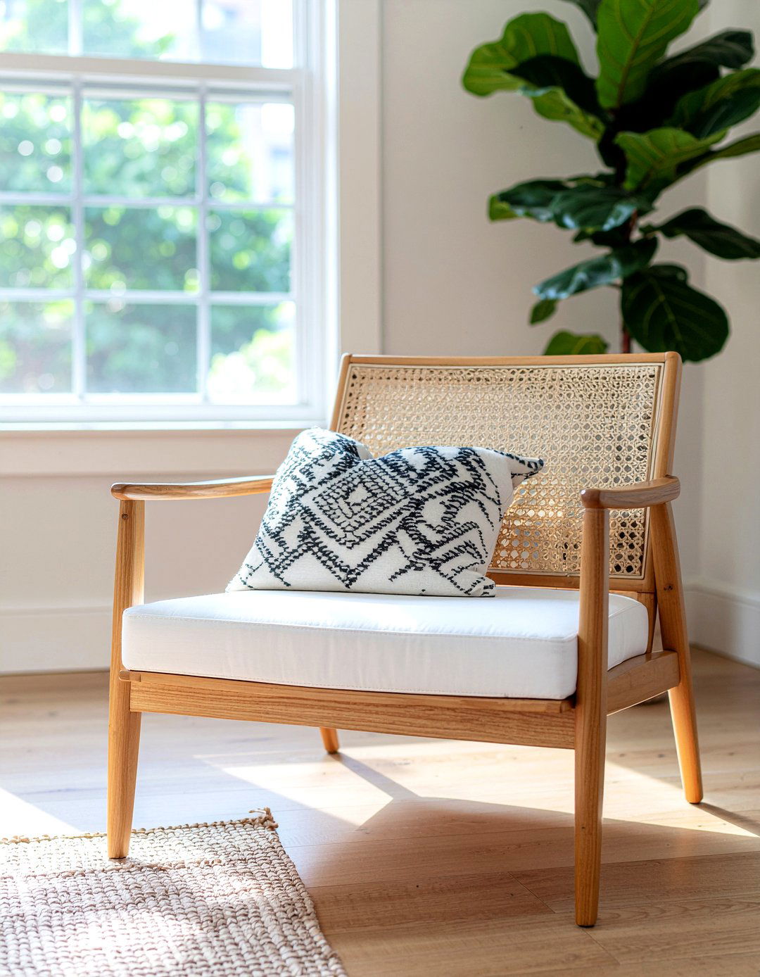 Teak Accent Chair - 30 living room teak furniture ideas