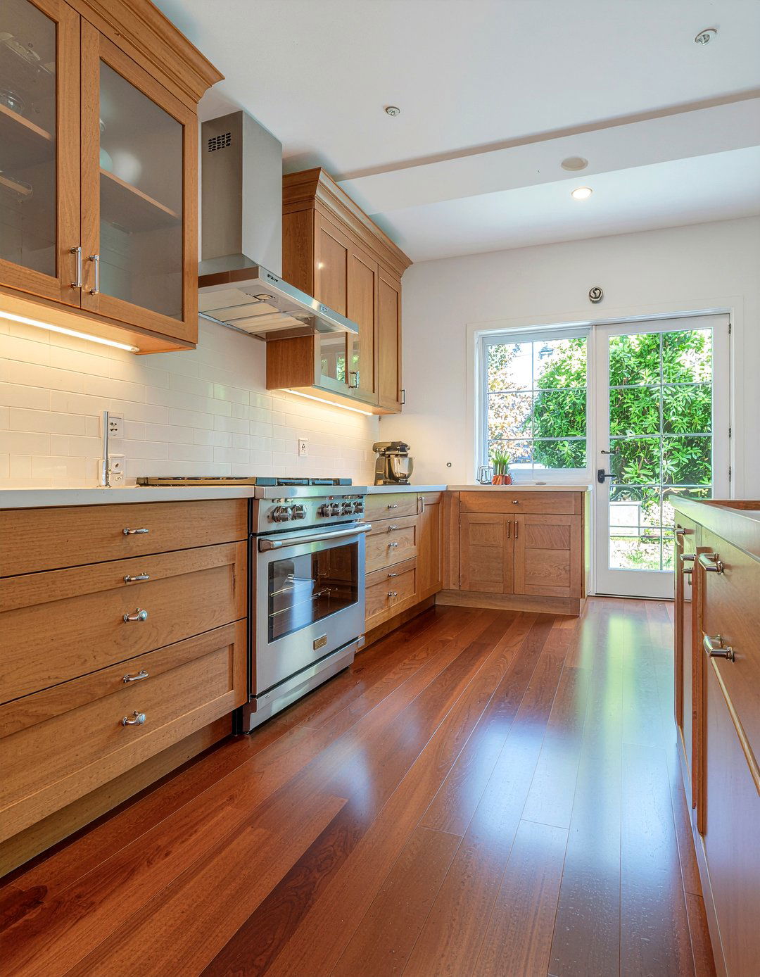 Teak Kitchen Floors - 30 hardwood floor kitchen ideas