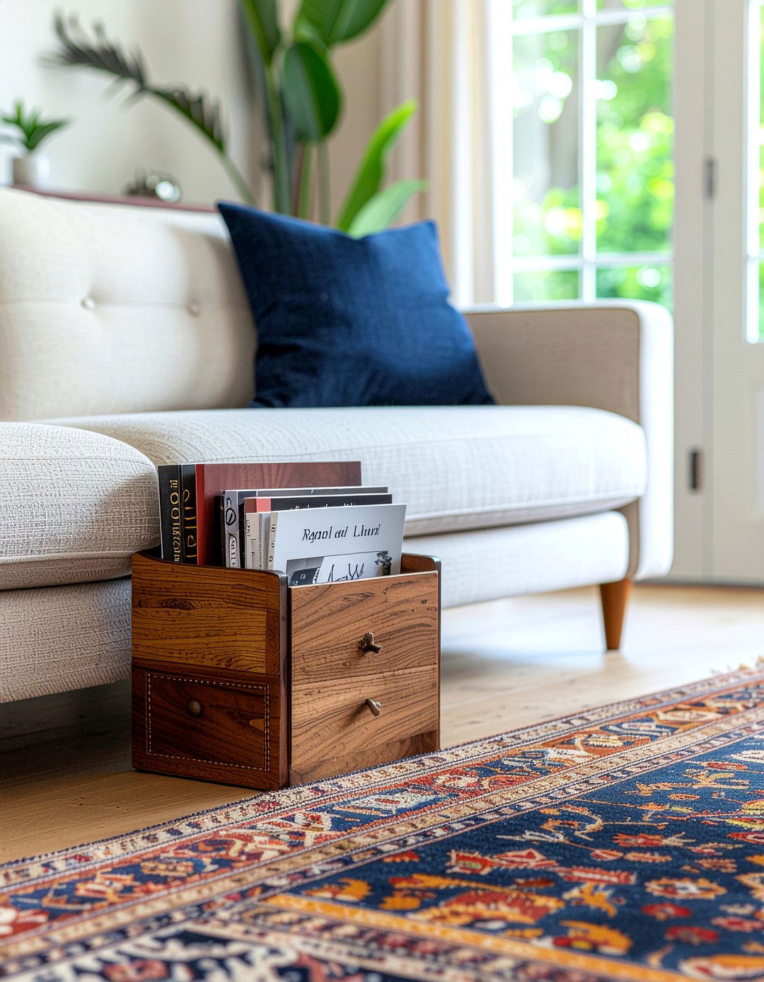 Teak Magazine Rack - 30 living room teak furniture ideas