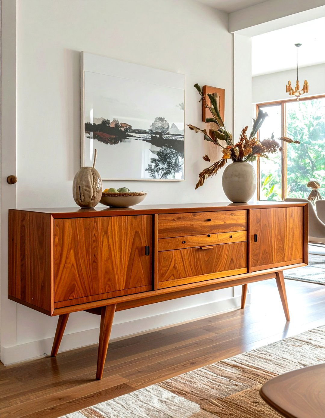 Teak Wood Buffet Cabinet - 30 wood buffet dining room ideas