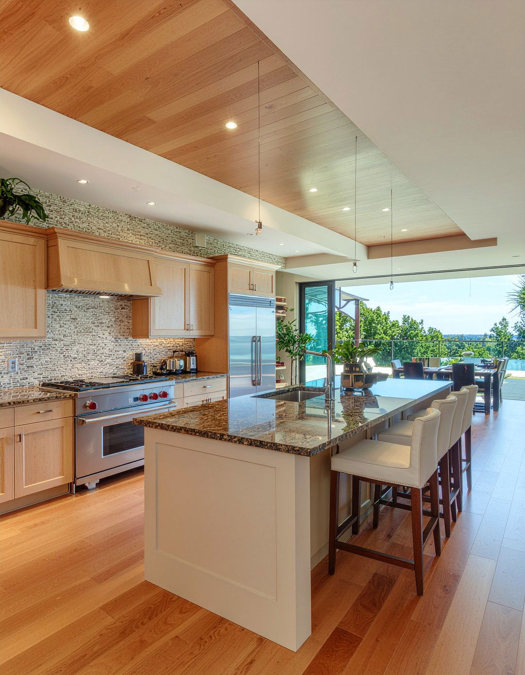 Teak Wood Ceiling Kitchen - 30 kitchen wood ceiling ideas