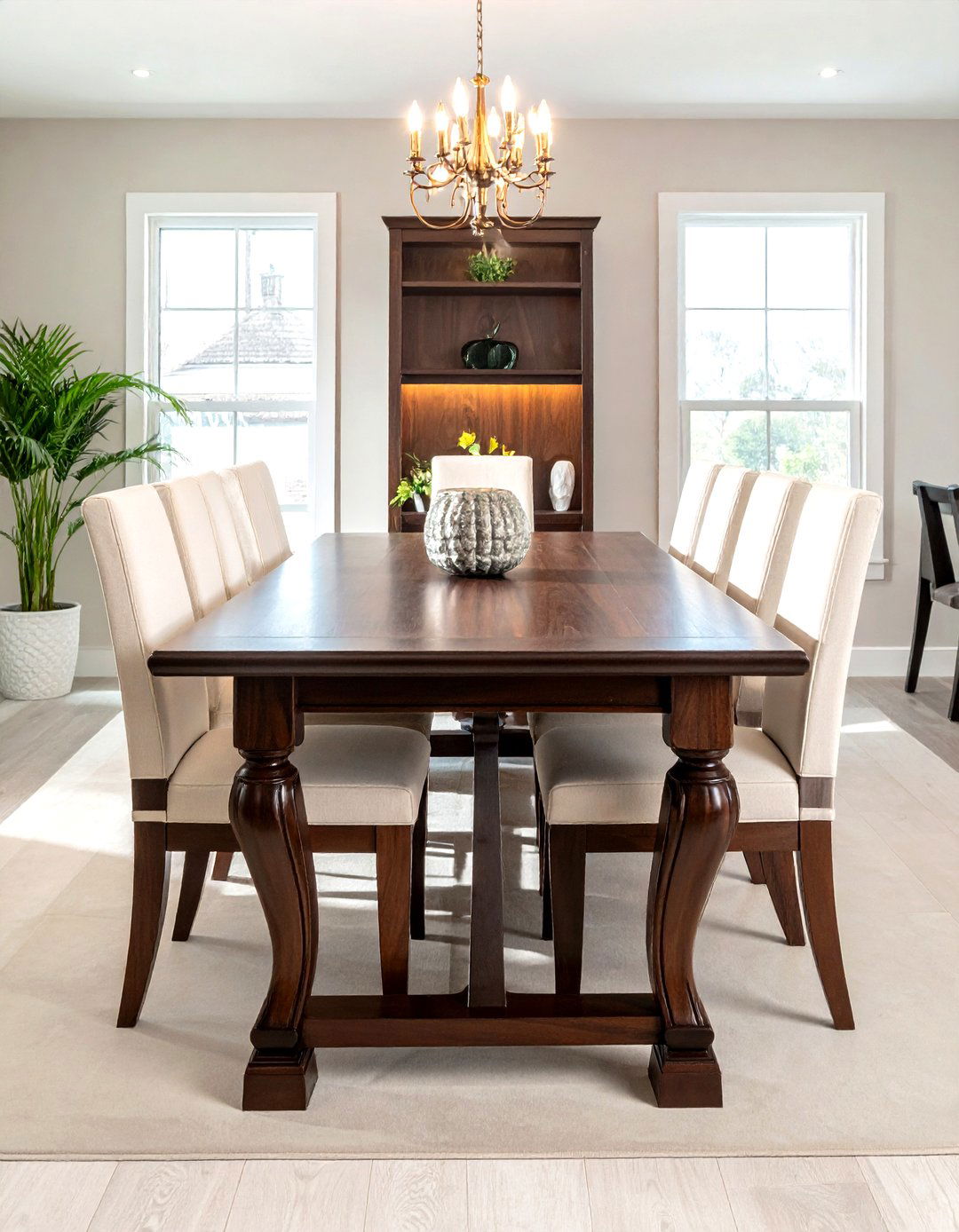 Teak Wood Dining Table - 30 Thai dining room ideas