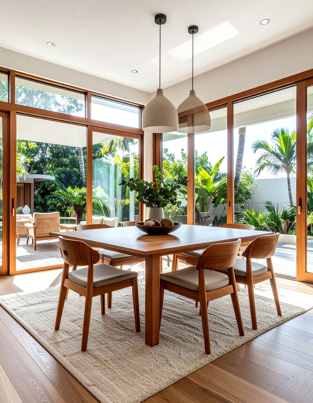 Teak Wood Furniture - 30 brown dining room ideas