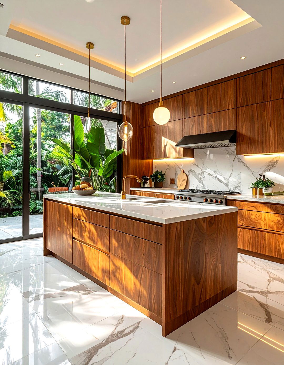 Teak Wood Kitchen Cabinets - 30 wood kitchen cabinet ideas