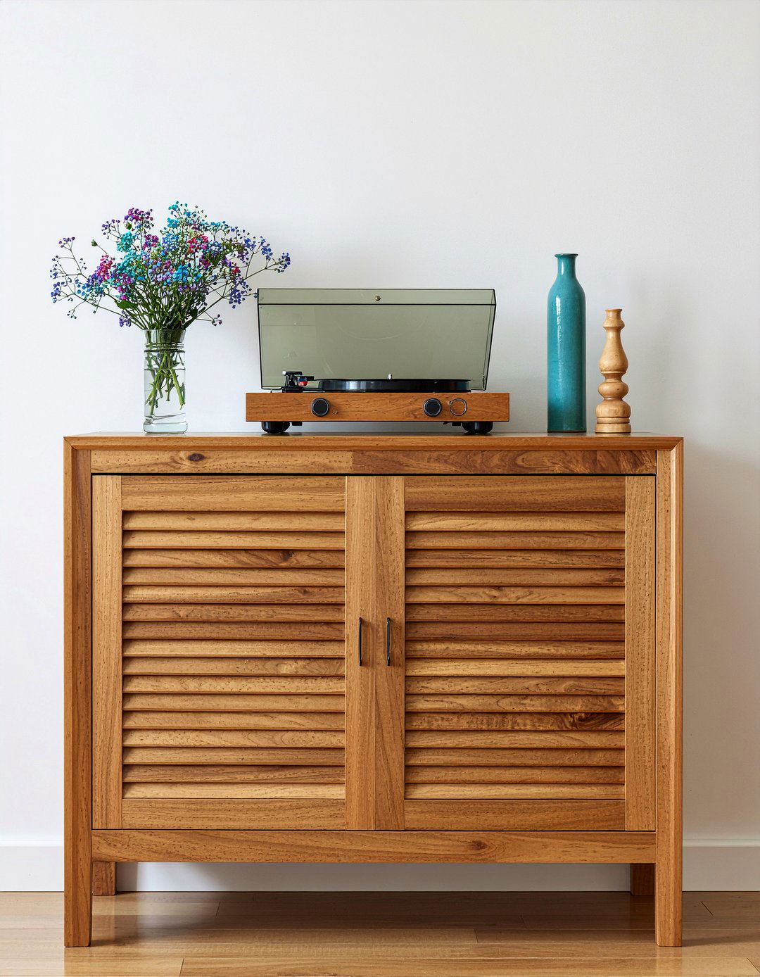 Teak Wood Sideboard - 30 living room retro furniture ideas