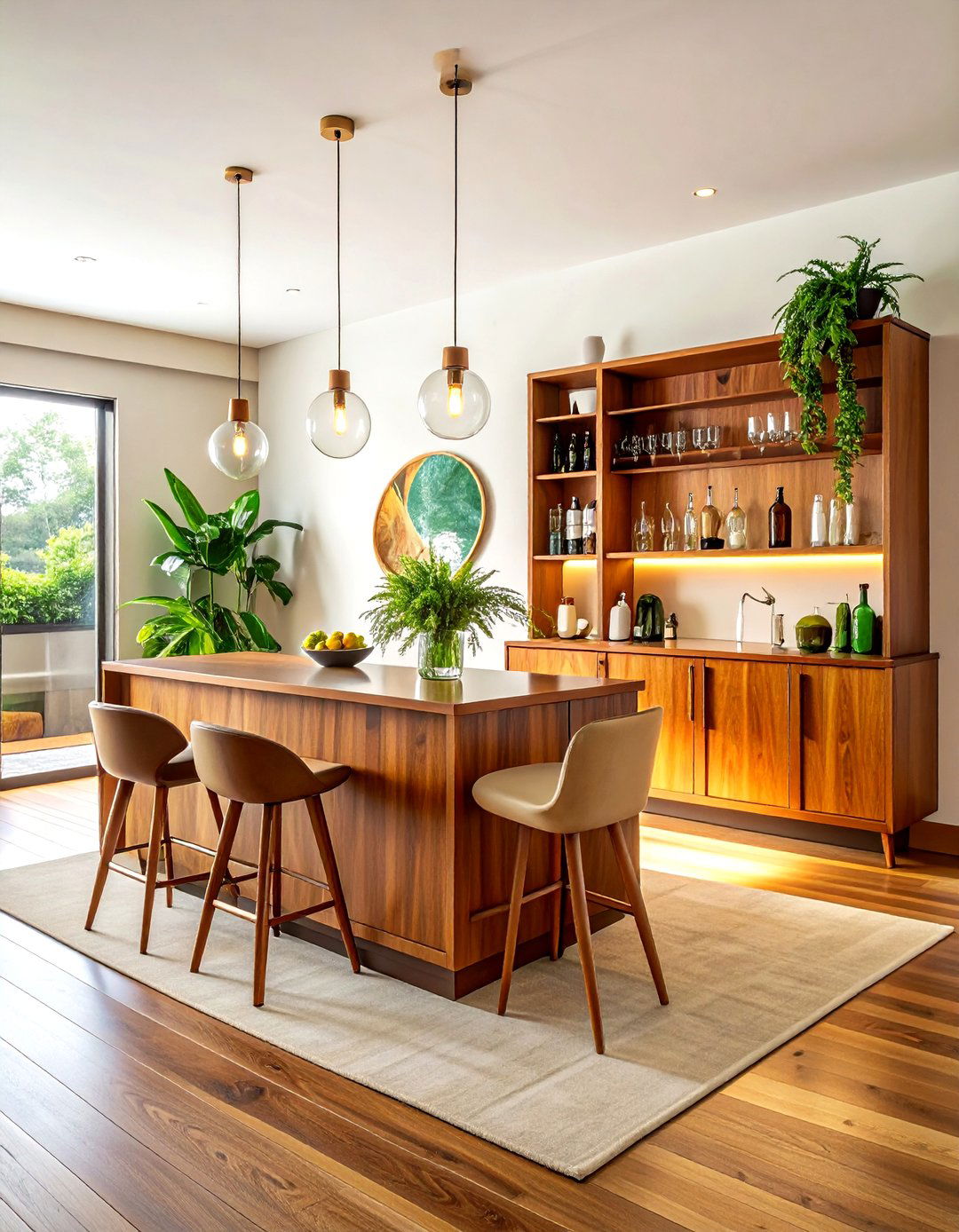 Teak bar cabinet - 30 dining room bar cabinet ideas