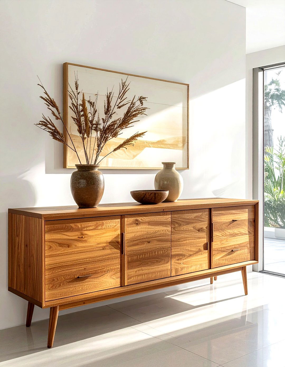 Teak sideboard buffet - 30 mid-century modern dining room ideas