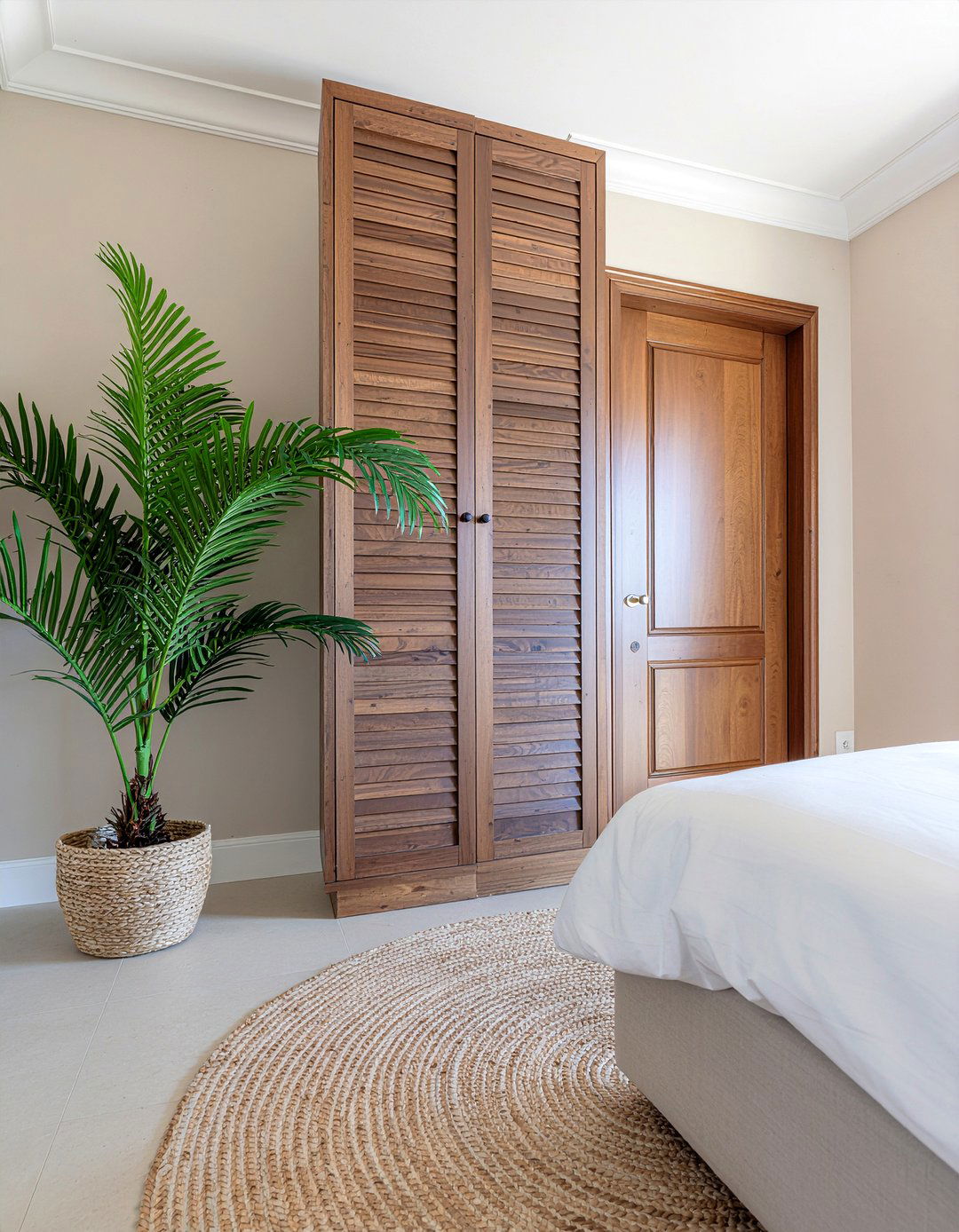 Teak wardrobe - 30 bedroom teak furniture ideas