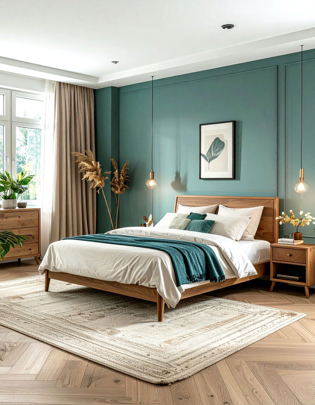 Teal And Beige Bedroom - 30 modern teal bedroom ideas