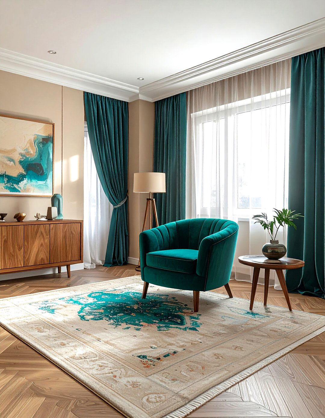 Teal And Beige Living Room - 30 cool teal living room ideas