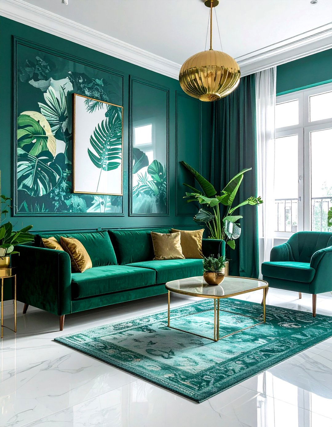 Teal And Emerald Green - 30 cool teal living room ideas