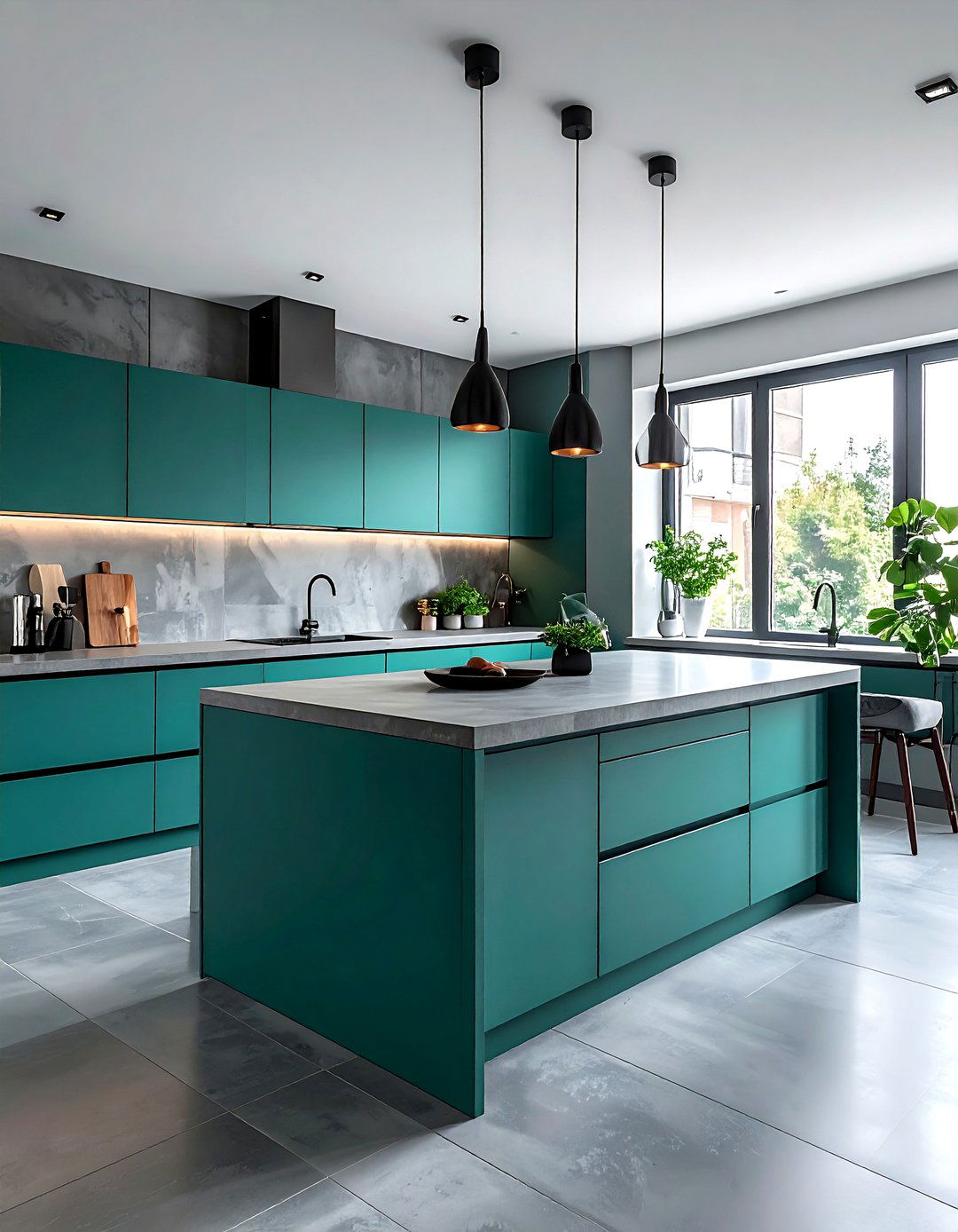 Teal And Grey Kitchen - 30 teal kitchen ideas