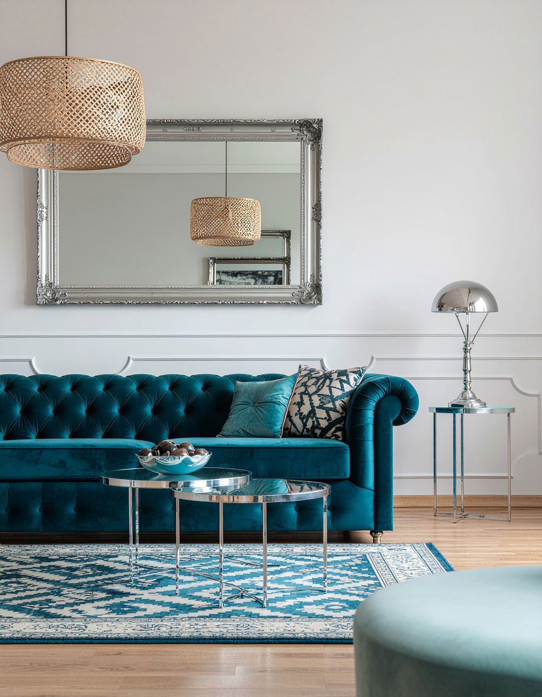 Teal And Silver Living Room - 30 teal living room ideas