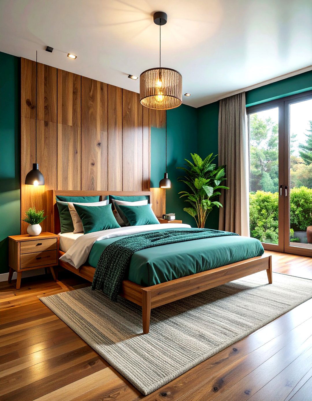 Teal And Wood Bedroom - 30 modern teal bedroom ideas