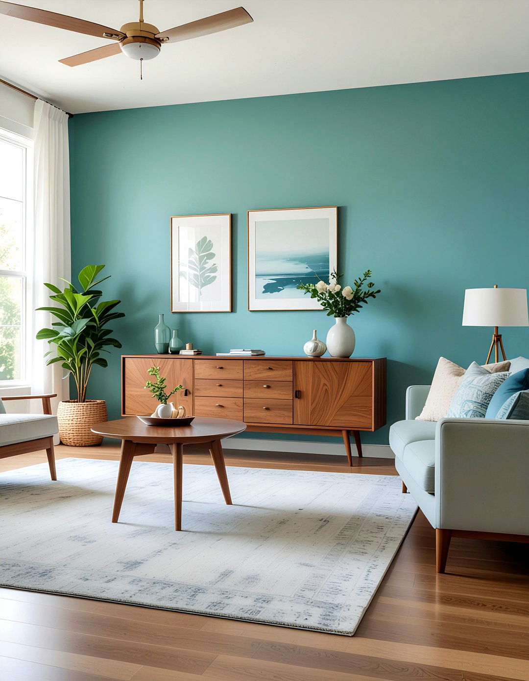 Teal And Wood Furniture - 30 teal living room ideas