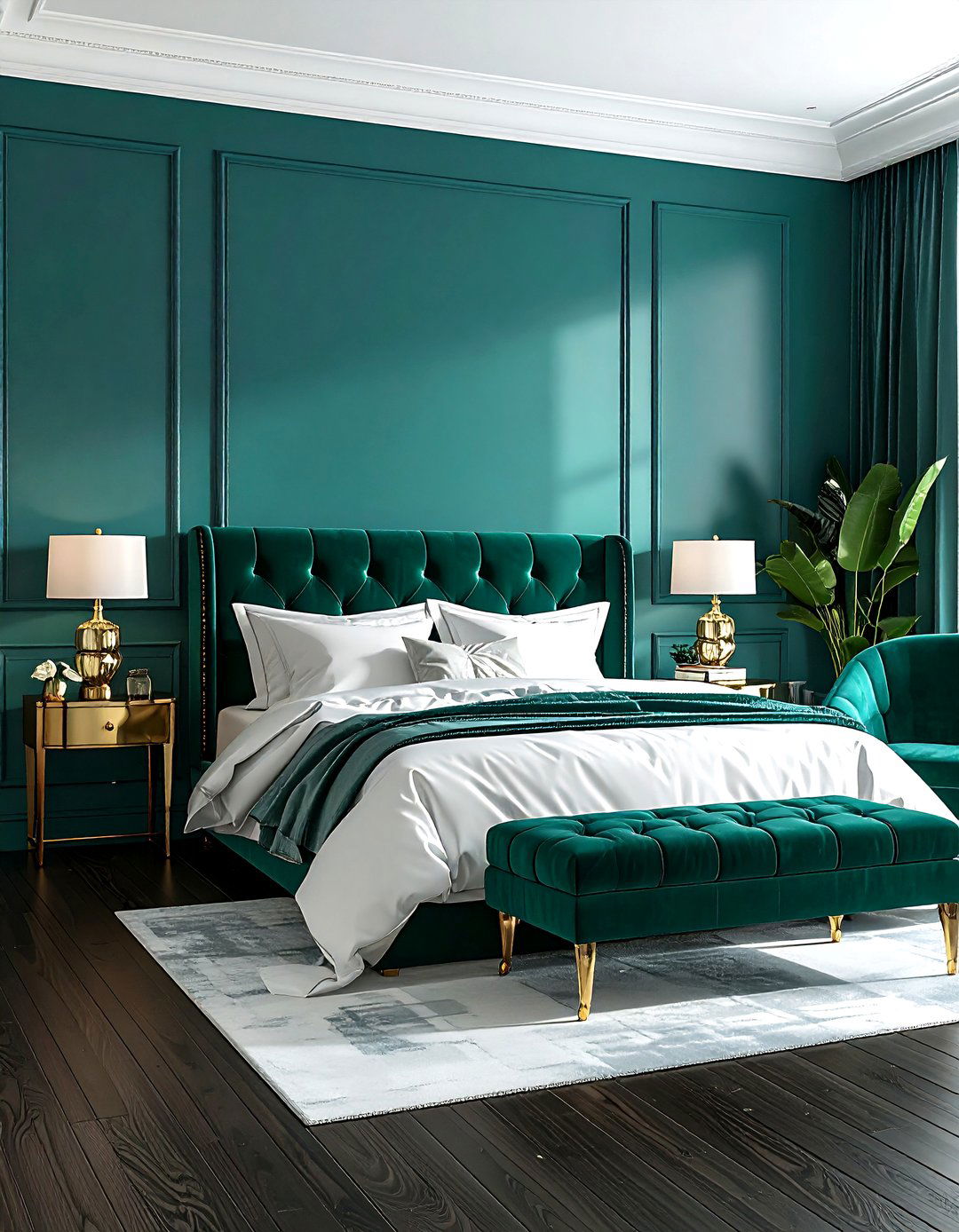 Teal Bedroom - 30 bedroom paint color ideas