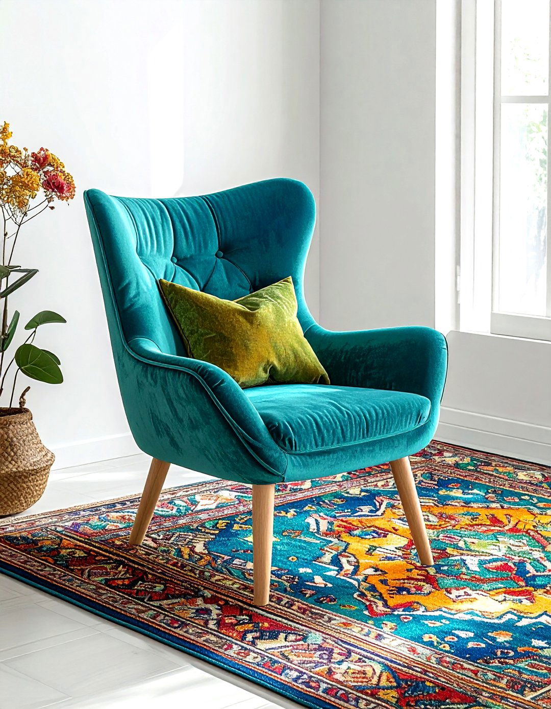 Teal Dining Chair - 30 colorful dining chair ideas