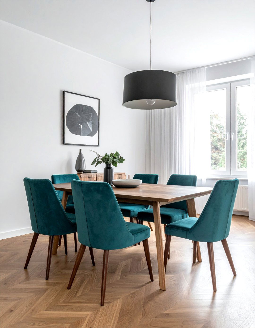 Teal Dining Chairs - 30 teal decor ideas