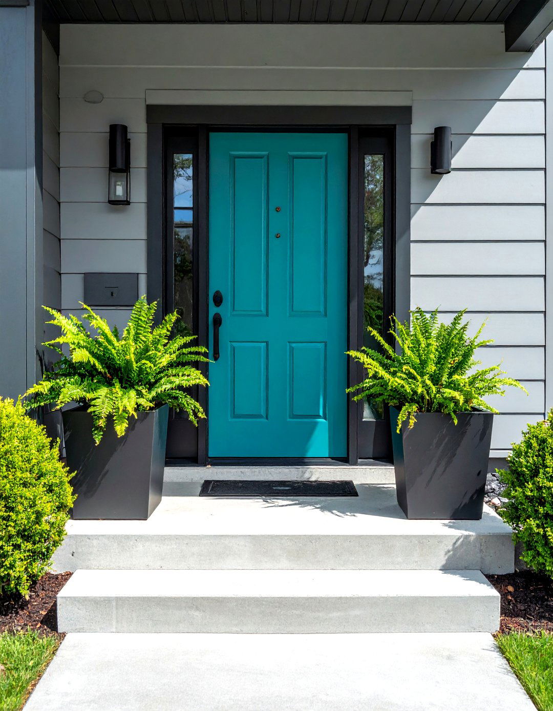 Teal Front Door - 30 teal decor ideas