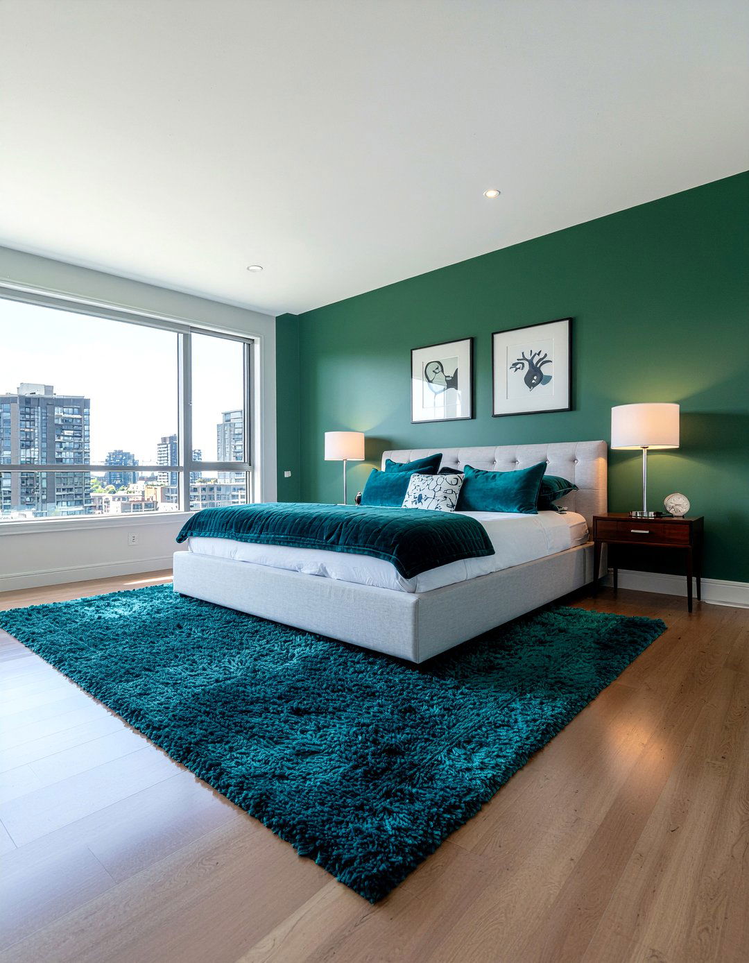 Teal Green Bedroom - 30 green bedroom ideas