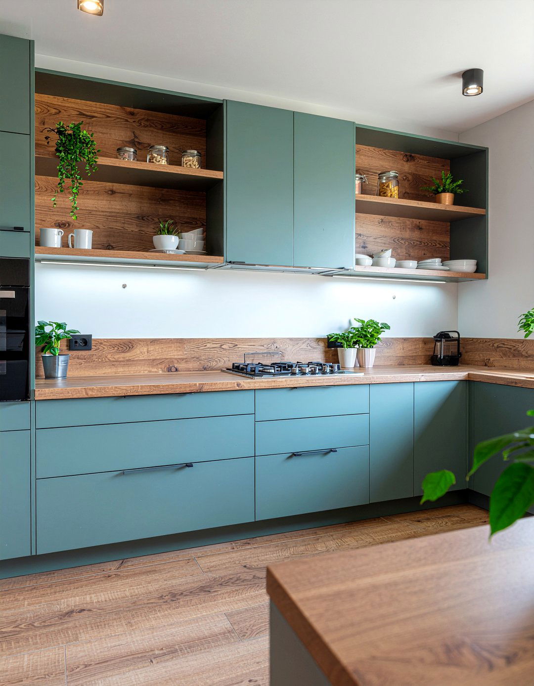 Teal Kitchen Cabinets - 30 blue kitchen ideas