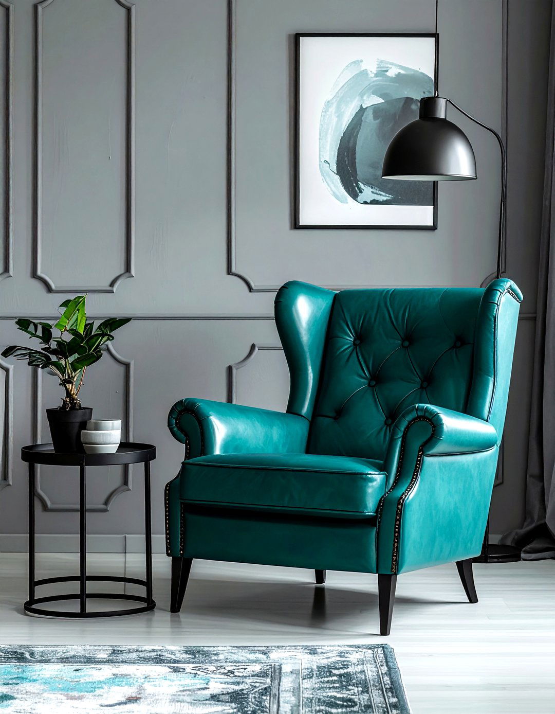 Teal Leather Furniture - 30 contemporary teal living room ideas