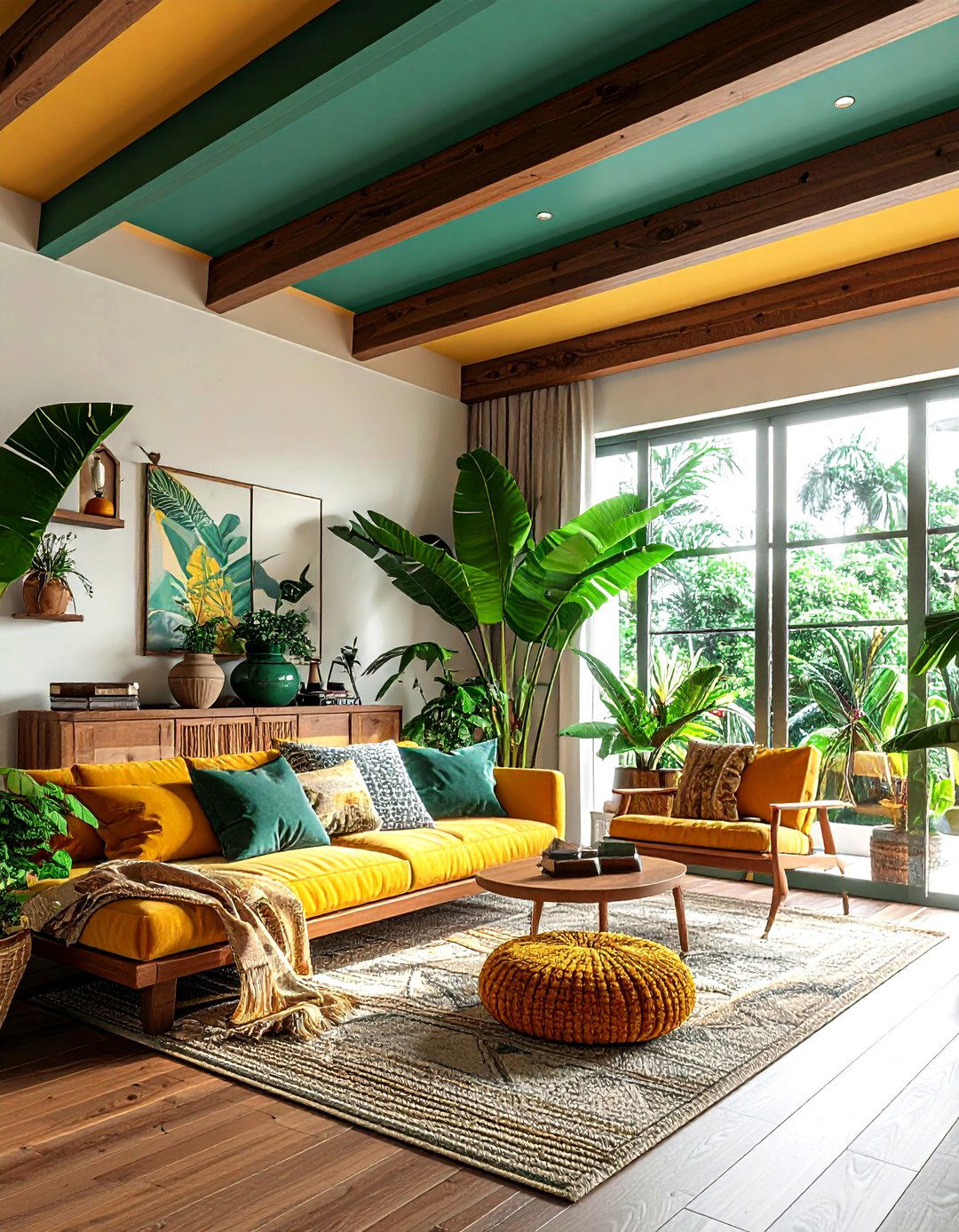 Teal Living Room Ceiling - 30 living room blue ceiling ideas