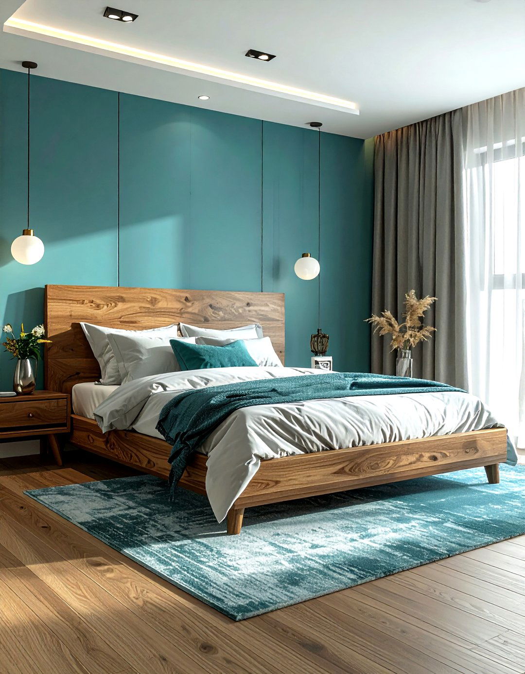 30 Minimalist Teal Bedroom Ideas to Create a Cozy Sanctuary