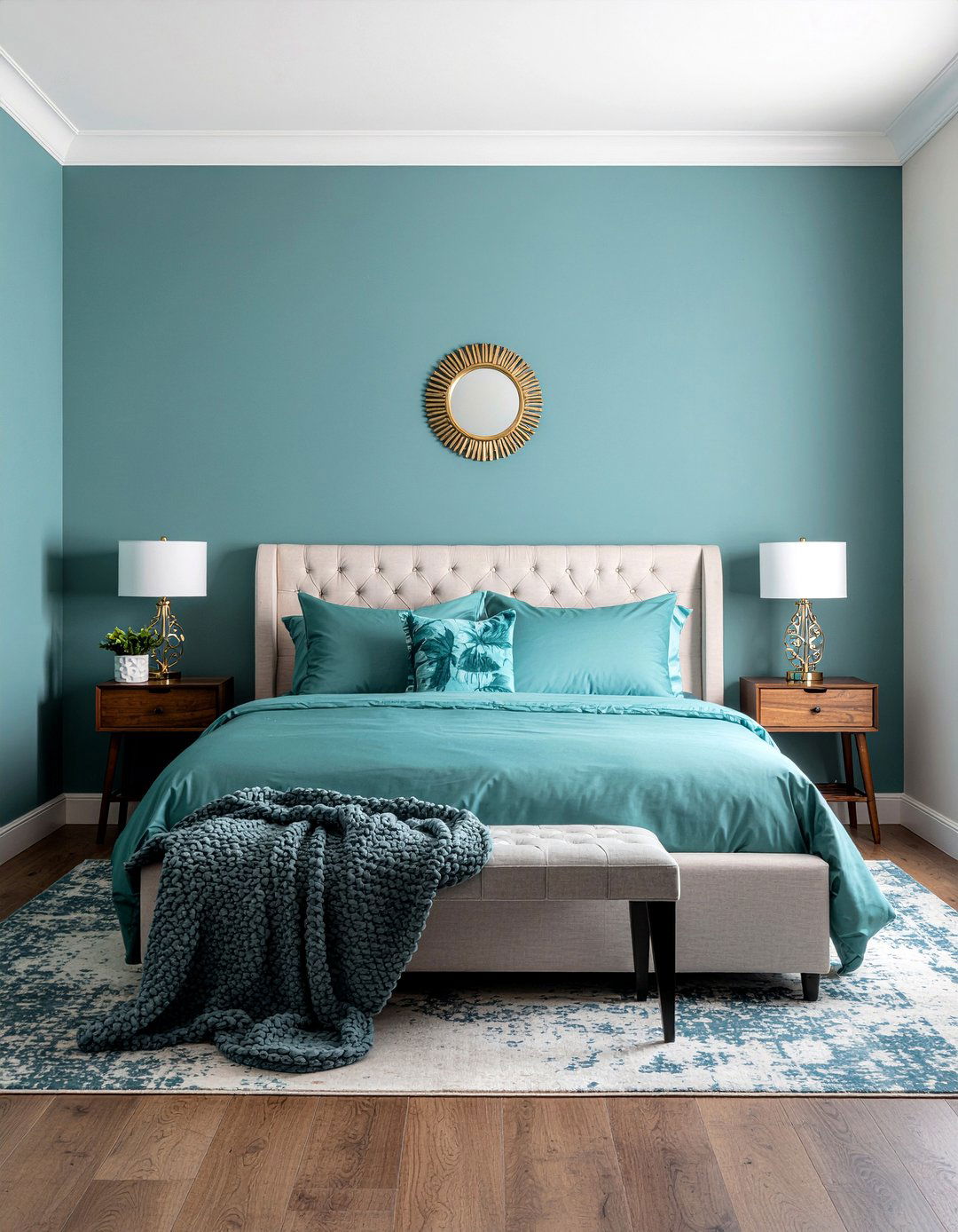 Teal and turquoise bedroom - 30 turquoise bedroom ideas