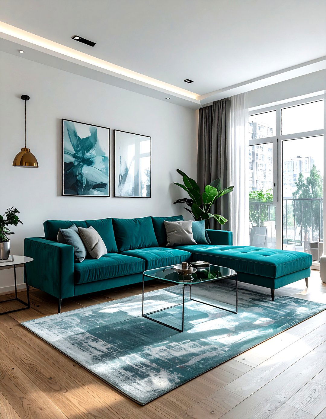 Teal apartment living room - 30 minimalist teal living room ideas