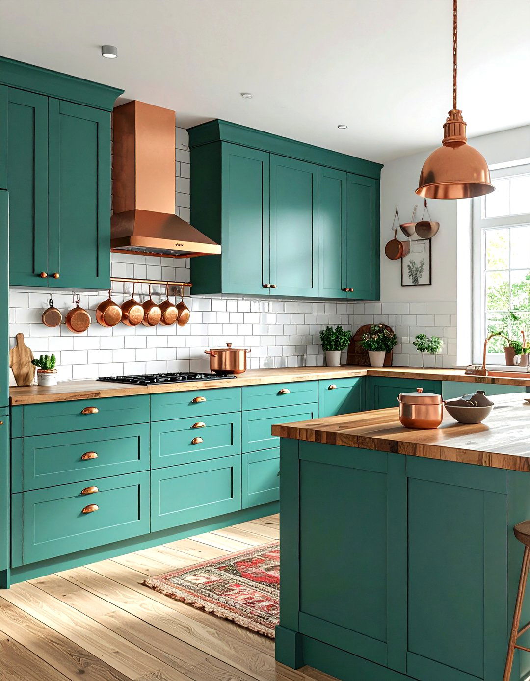 Teal kitchen cabinets - 30 cool blue kitchen ideas