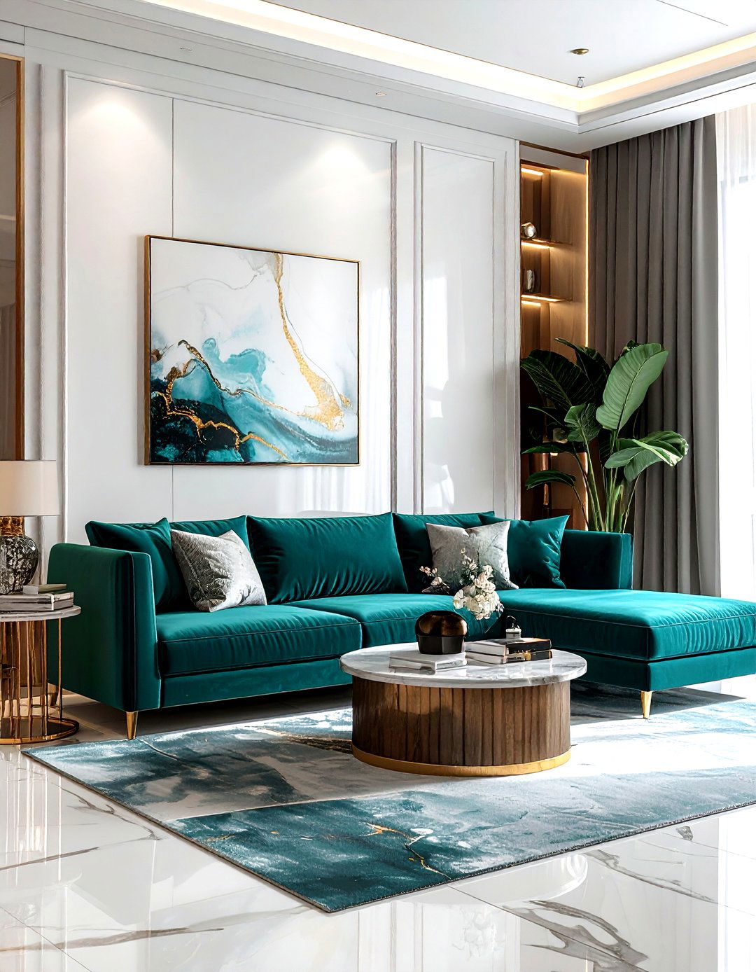 Teal luxury living room - 30 minimalist teal living room ideas