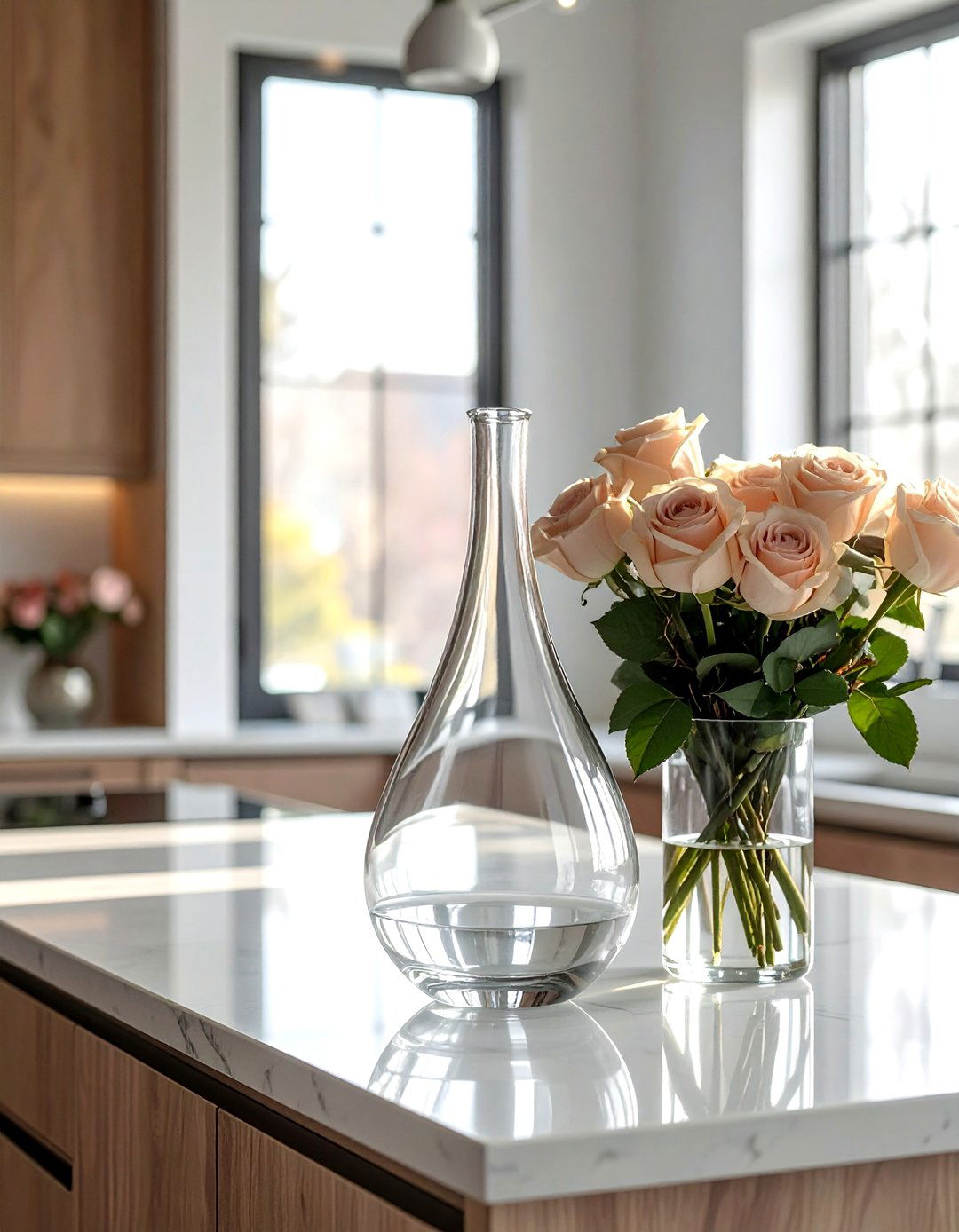 Teardrop glass vase - 30 modern vase ideas