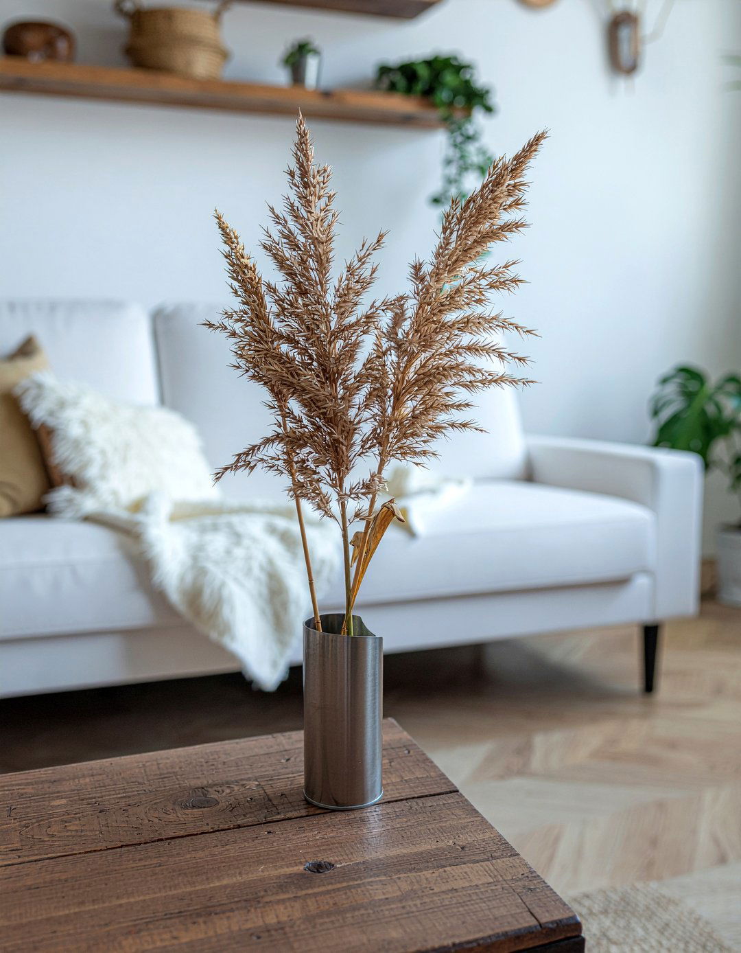 Teasel Dried Plant Decor - 30 living room dried flowers
