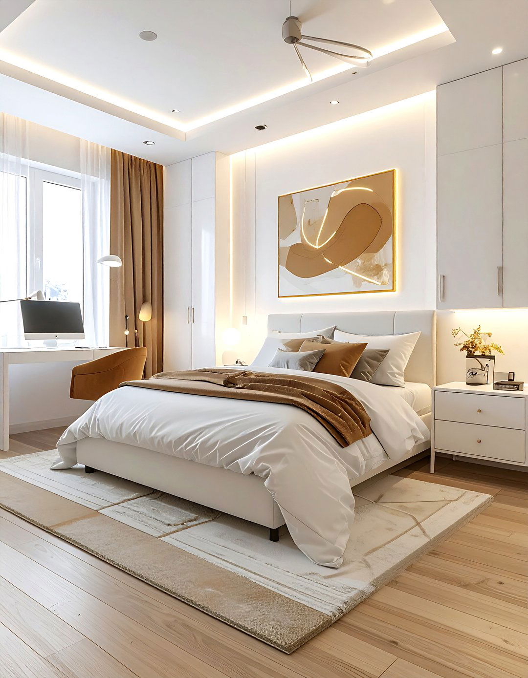 Teen Tan And White Bedroom - 30 tan and white bedroom ideas