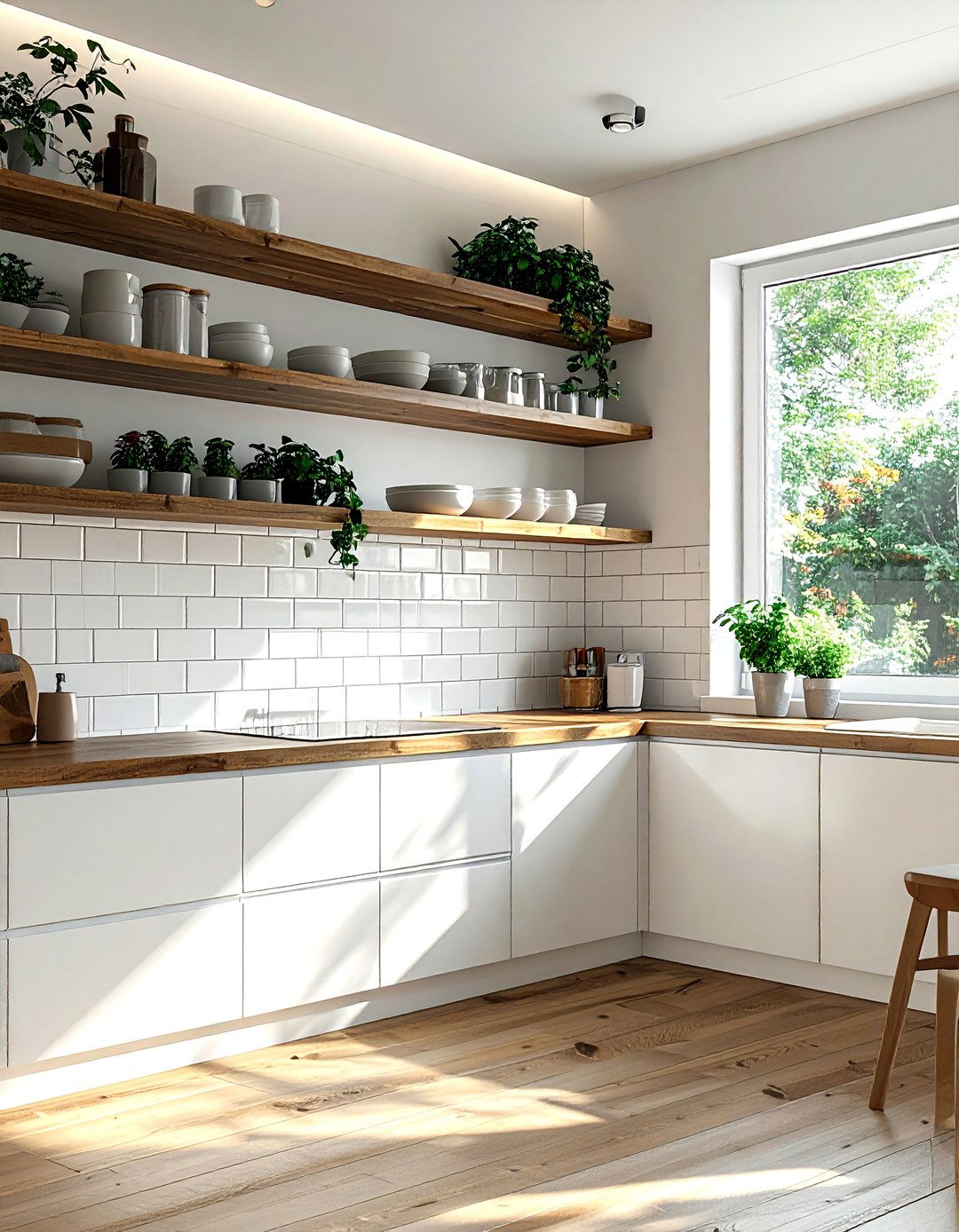 Temporary backsplash - 30 rental decor ideas