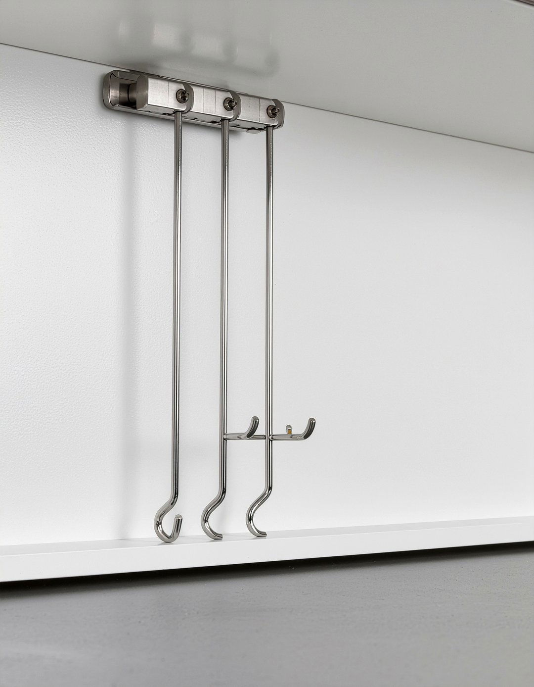 Tension Rod Cabinet Divider - 30 baking sheet storage kitchen ideas